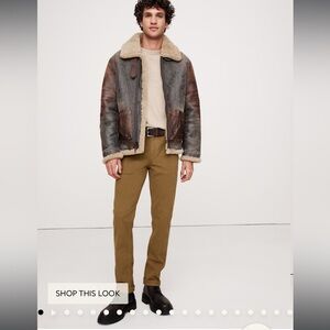 Banana Republic Slim Brushed Traveler Pant 38x32